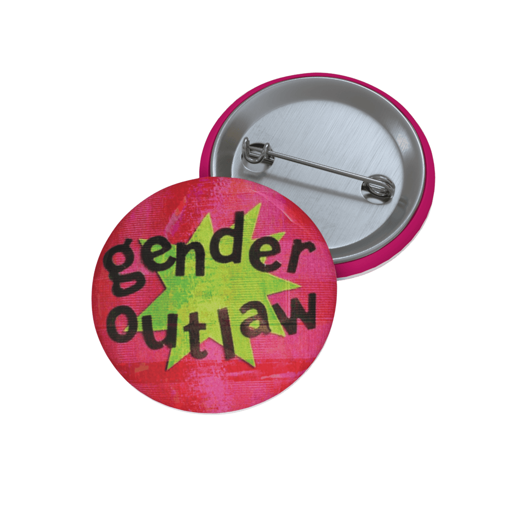 Gender Outlaw - Pin Button [LIMITED] - accessories - decorative pins - glitchcore - Numbskullz
