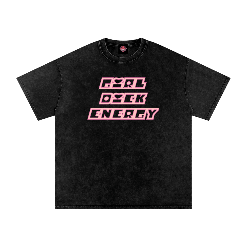 Girl Dick Energy - Oversized T-Shirt - hearts - lgbtq - Numbskullz - NumbskullzKC