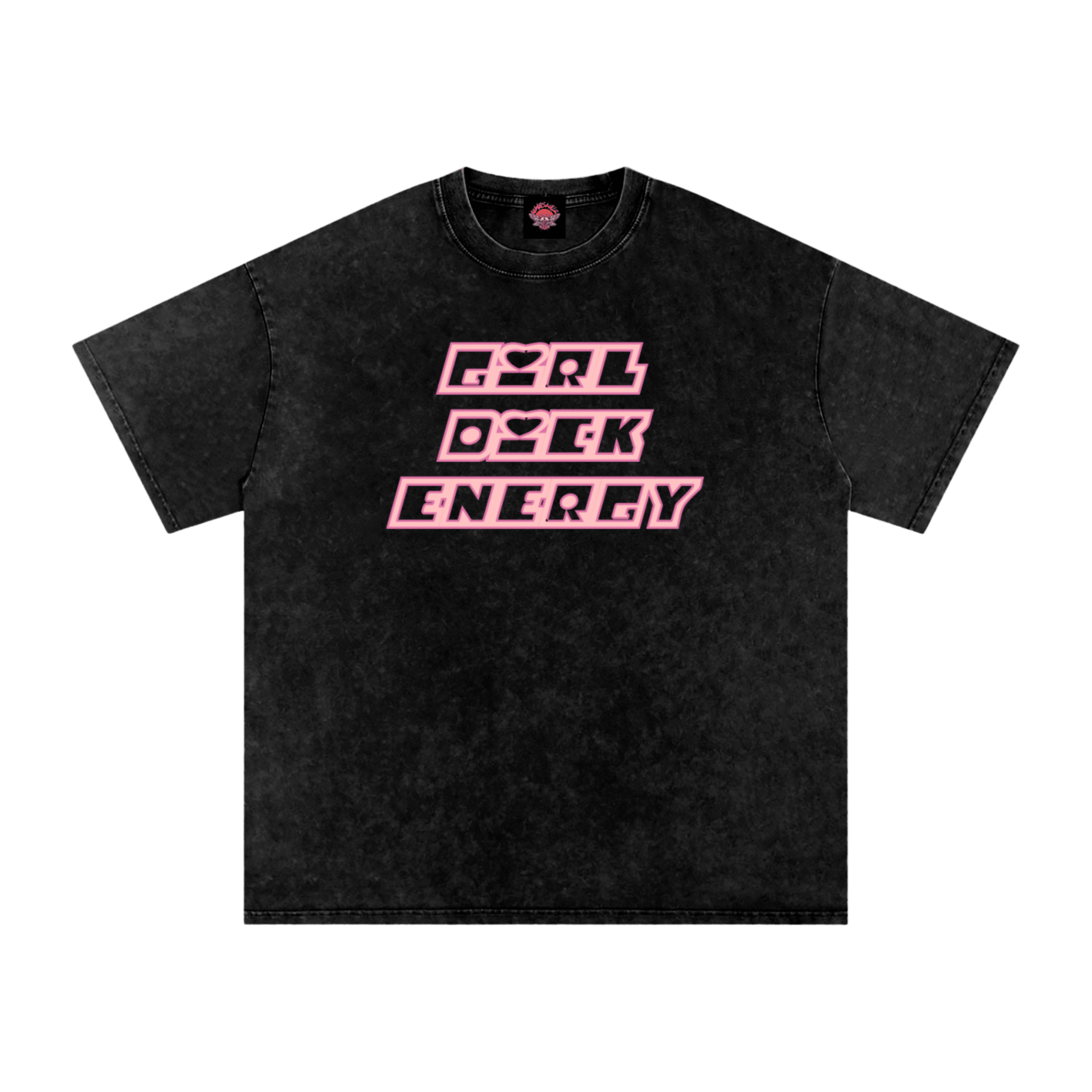Girl Dick Energy - Oversized T-Shirt - hearts - lgbtq - Numbskullz - NumbskullzKC