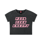 Girl Dick - Snow Washed Crop Top-lgbtq-Numbskullz-pop culture-Numbskullz