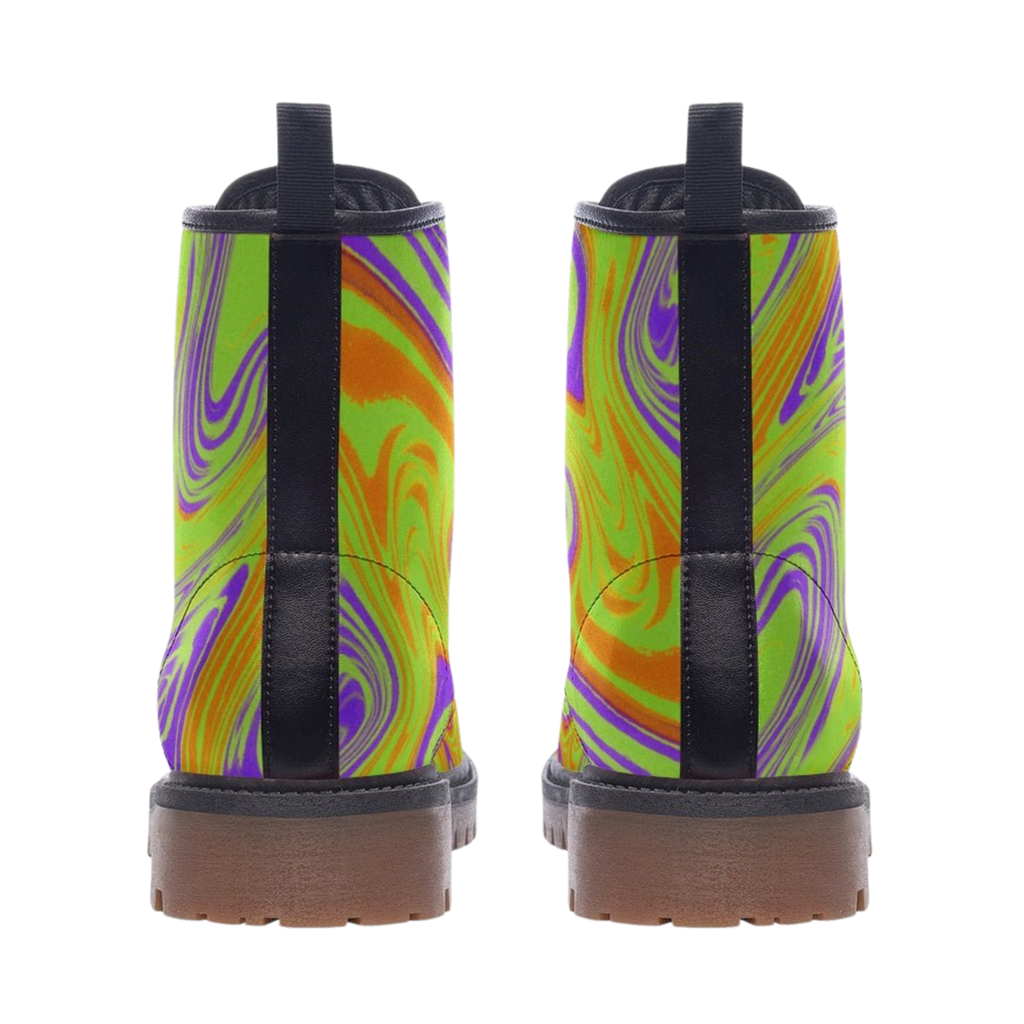 Groovy, Baby - Combat Boot - boots - combat boots - fashion boots - Numbskullz
