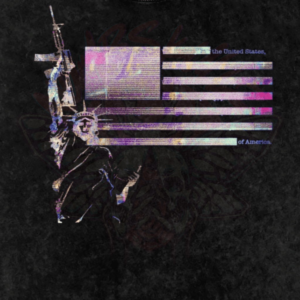 Happy Birthday, America - Oversized T-Shirt [LIMITED 250]-glitchcore-men's shirts-NumbskullzKC
