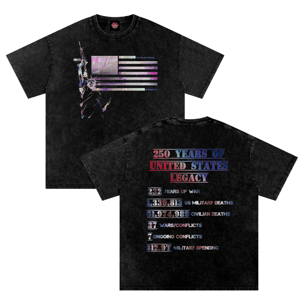 Happy Birthday, America - Oversized T-Shirt [LIMITED 250]-glitchcore-men's shirts-NumbskullzKC