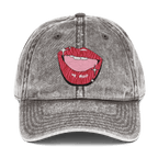 Heh - Heh - Stonewashed Cotton Twill Baseball Cap - ballcap - baseball style hats - graphic call caps - NumbskullzKC