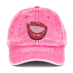Heh - Heh - Stonewashed Cotton Twill Baseball Cap - ballcap - baseball style hats - graphic call caps - NumbskullzKC