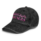 Homosexual Tendencies - Stonewashed Ball Cap - ballcap - baseball style hats - funny ballcaps - Numbskullz
