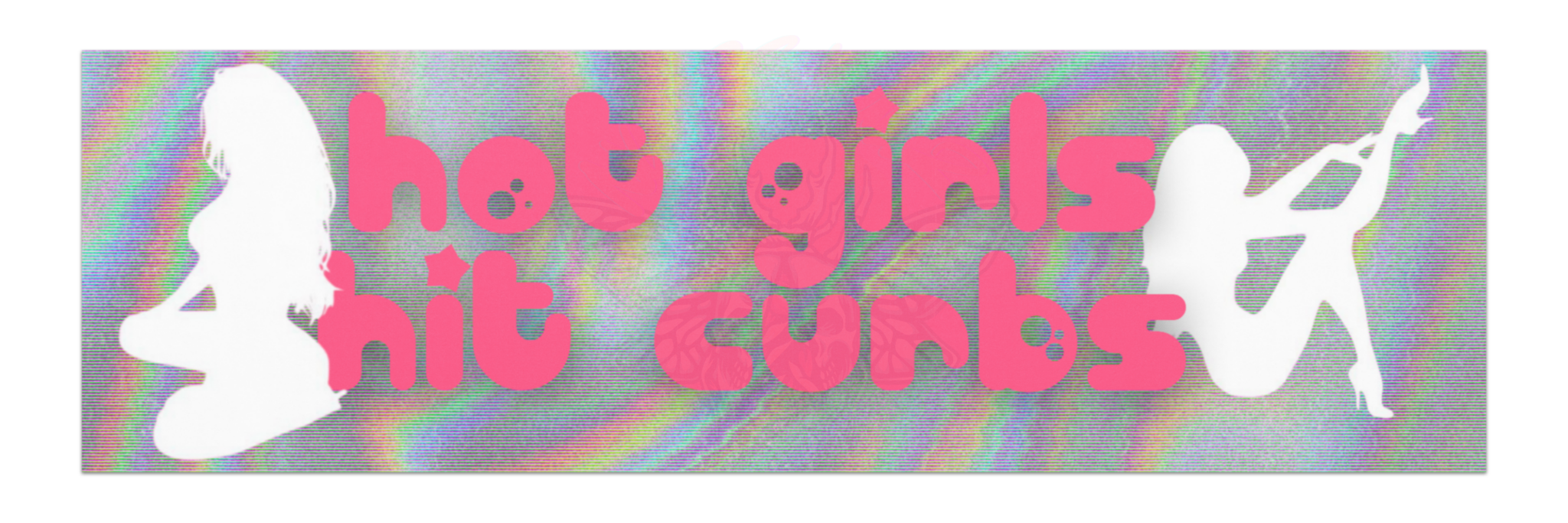 Hot Girls Hit Curbs - Car Magnet - bumper magnets - car decor - humor - Numbskullz