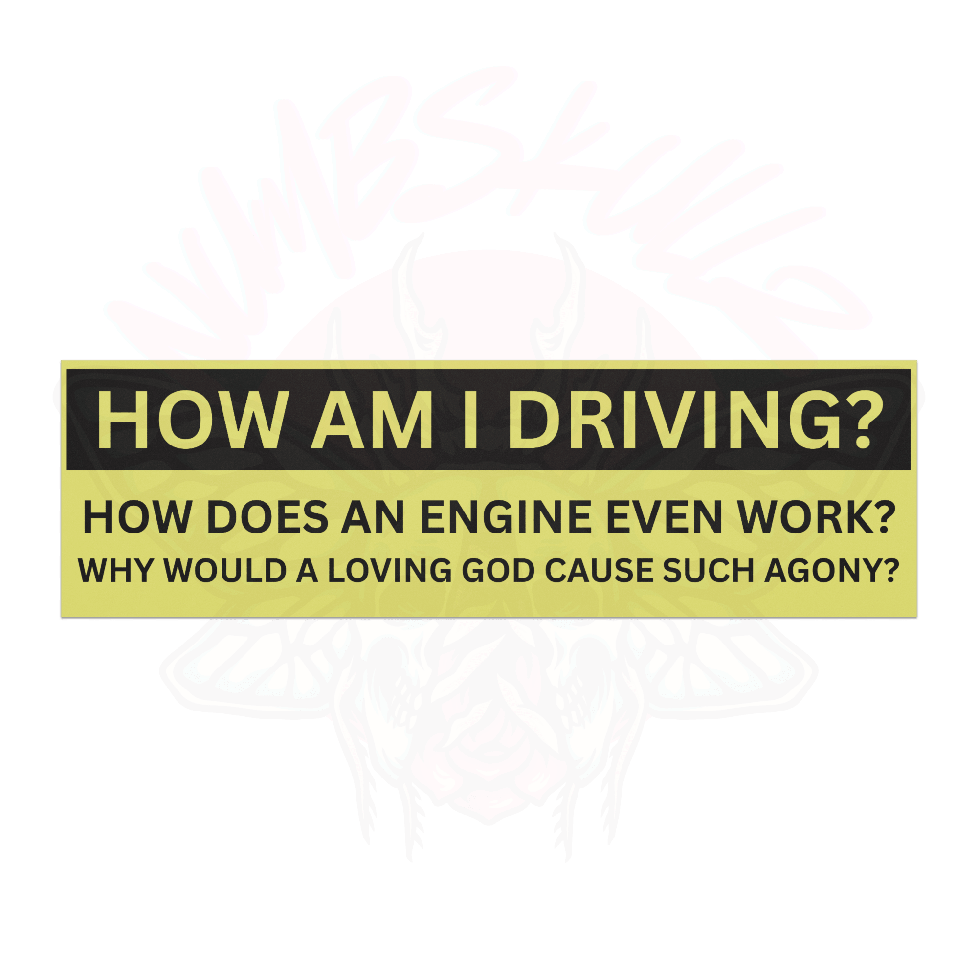 How Am I Driving? - Car Magnet-accessories-bumper magnets-car decor-Numbskullz