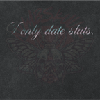 I Only Date Sluts - Snow Washed Crop Top-humor-men's shirts-Numbskullz-NumbskullzKC