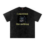 I Survived the Nothing - Oversized T-Shirt-80s-animal-glitchcore-NumbskullzKC