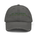 I'm a Vegetarian - Distressed Ball Cap - ballcap - baseball style hats - distressed ball cap - Numbskullz