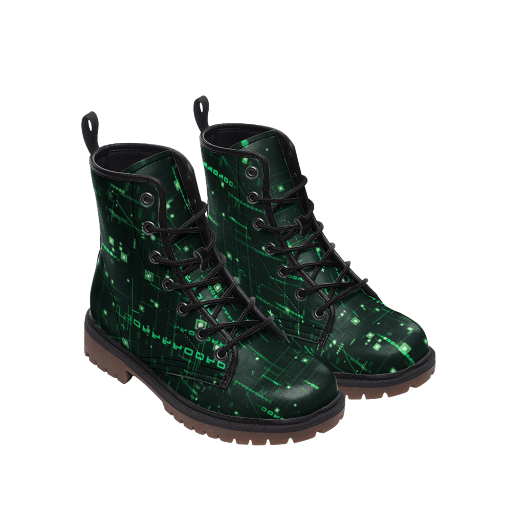 Into the Matrix - Combat Boots - boots - combat boots - fashion boots - Numbskullz