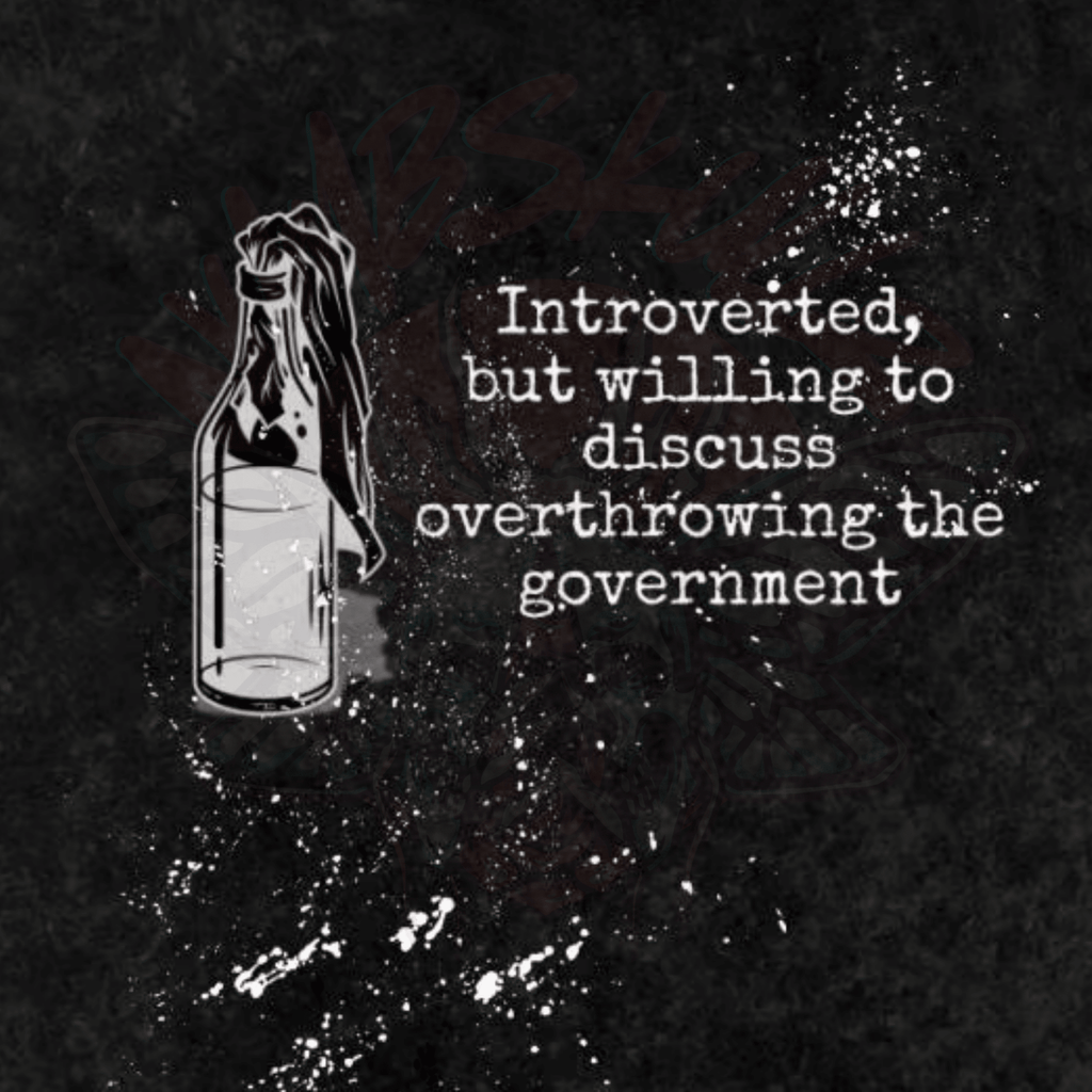 Introverted Rebel - Oversized T-Shirt - oversized T-shirts - political - protest - Numbskullz