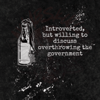 Introverted Rebel - Oversized T-Shirt - oversized T-shirts - political - protest - Numbskullz