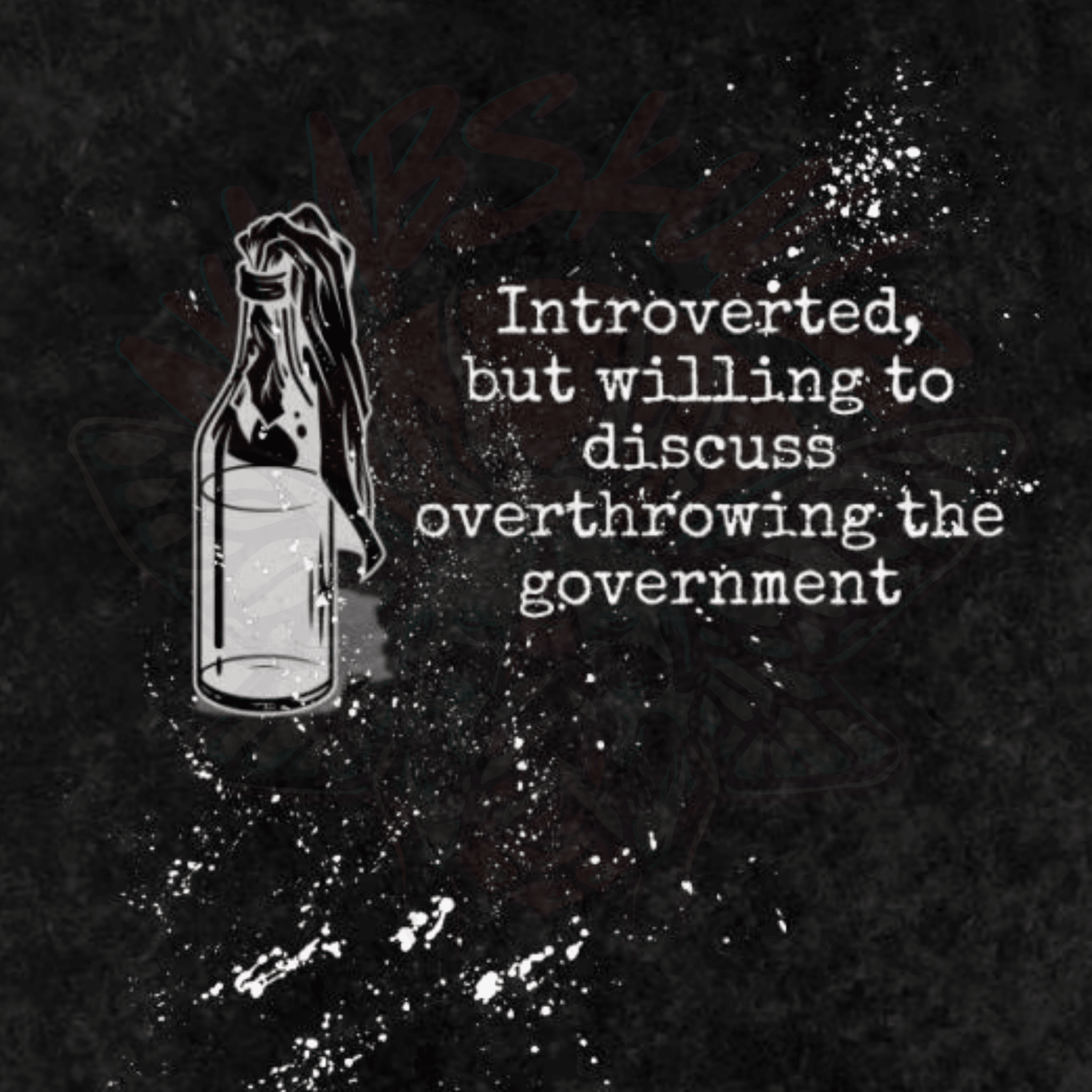 Introverted Rebel - Oversized T-Shirt - oversized T-shirts - political - protest - Numbskullz