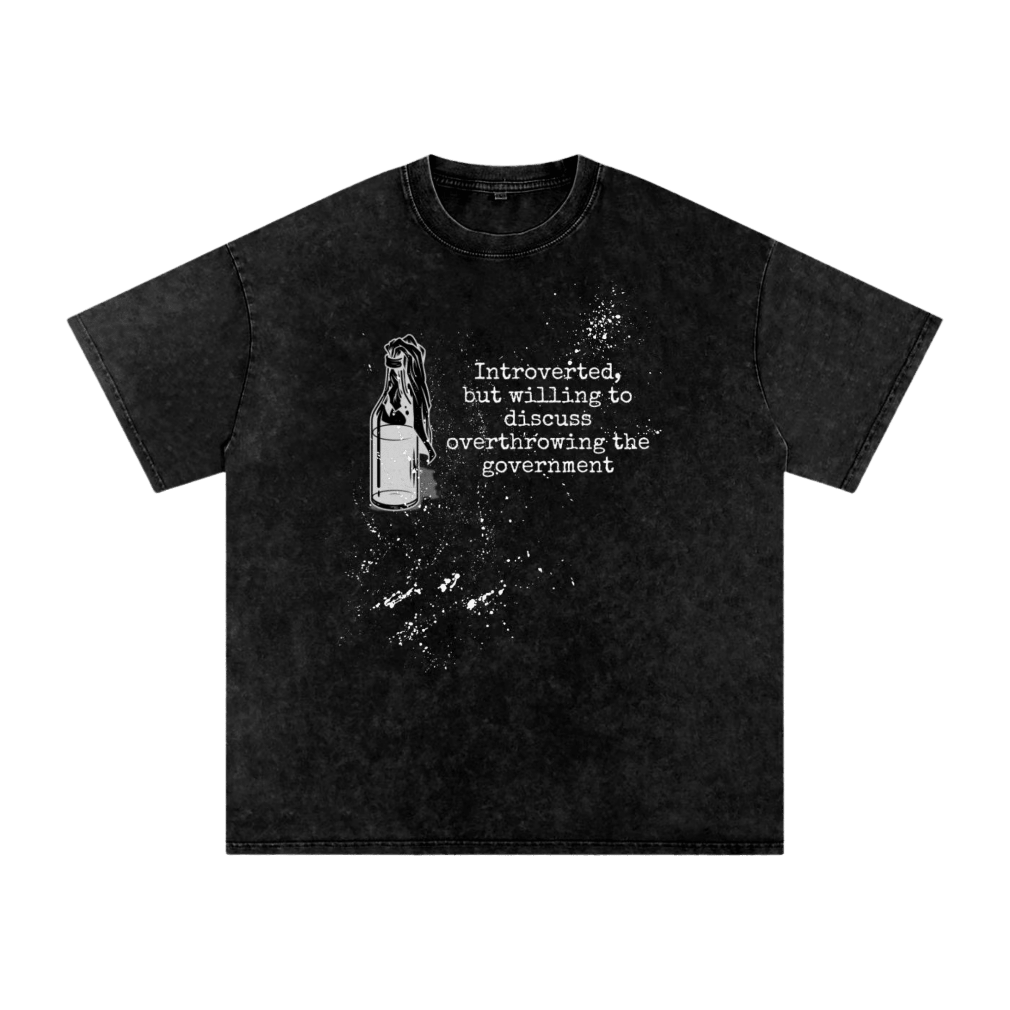 Introverted Rebel - Oversized T-Shirt - oversized T-shirts - political - protest - Numbskullz