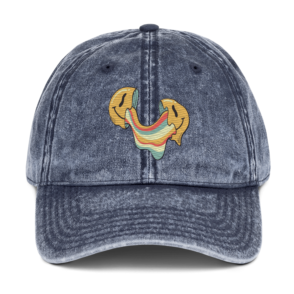 Joy Comes From the Inside - Stonewashed Cotton Twill Baseball Cap - ballcap - baseball style hats - graphic call caps - Numbskullz