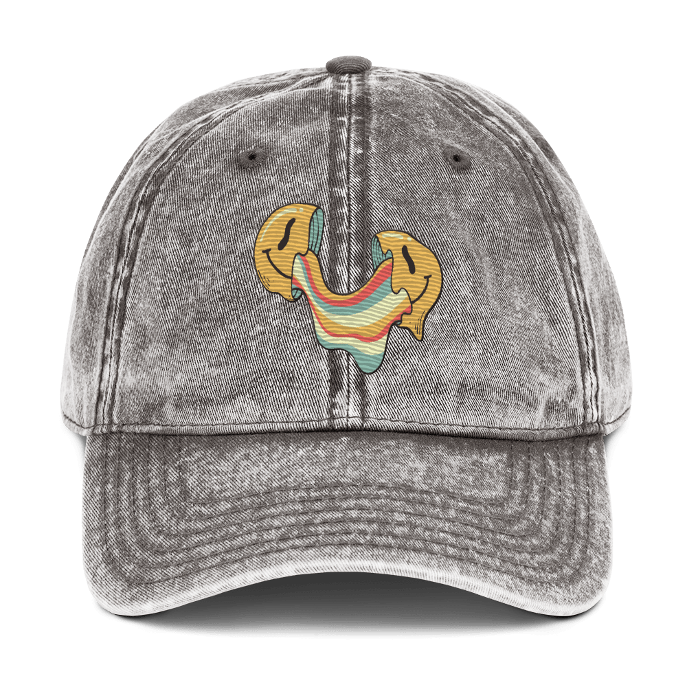 Joy Comes From the Inside - Stonewashed Cotton Twill Baseball Cap - ballcap - baseball style hats - graphic call caps - Numbskullz