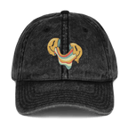 Joy Comes From the Inside - Stonewashed Cotton Twill Baseball Cap - ballcap - baseball style hats - graphic call caps - Numbskullz