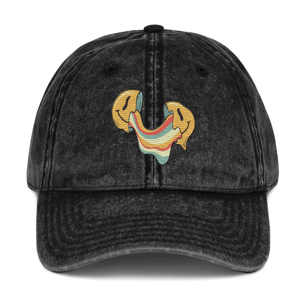 Joy Comes From the Inside - Stonewashed Cotton Twill Baseball Cap - ballcap - baseball style hats - graphic call caps - Numbskullz