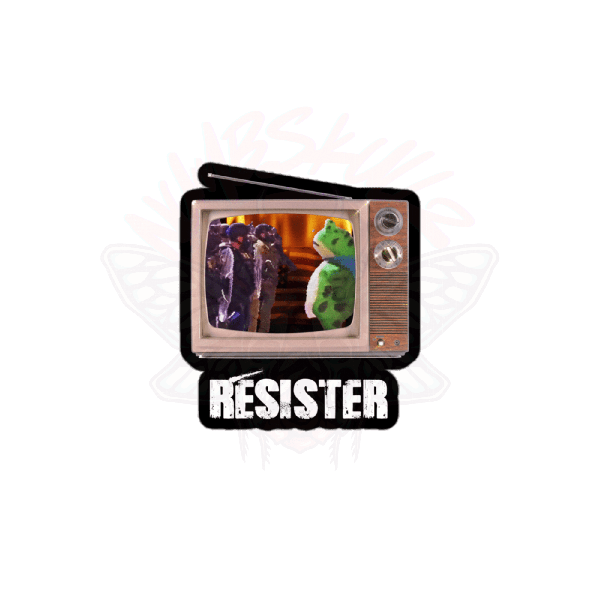 La Grenouille de Résistance - Vinyl Sticker - accessories - activism - animal - NumbskullzKC