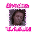 Laura Palmer Barbie Girl - Vinyl Sticker - 90s - Barbie - film - Numbskullz