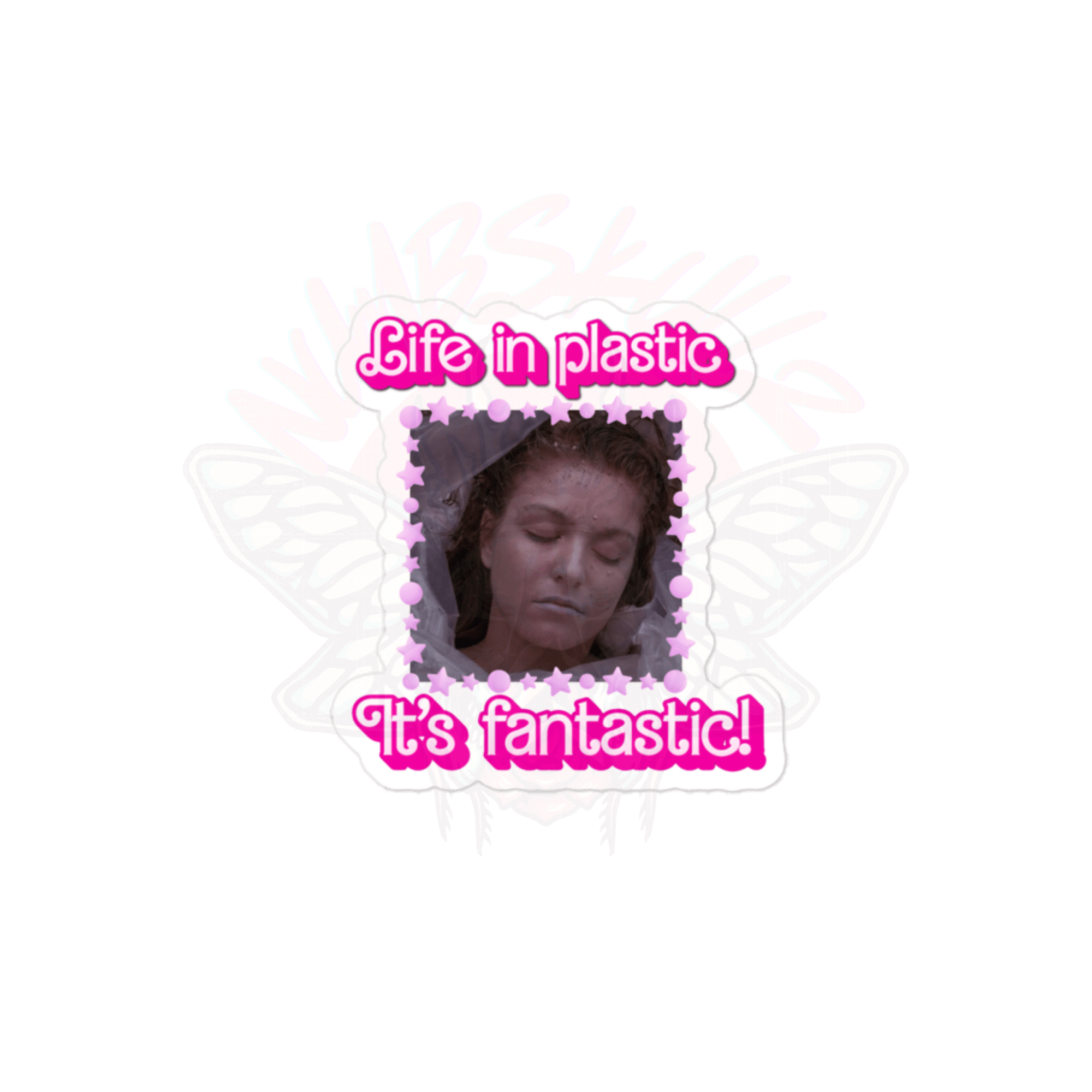 Laura Palmer Barbie Girl - Vinyl Sticker - 90s - Barbie - film - Numbskullz