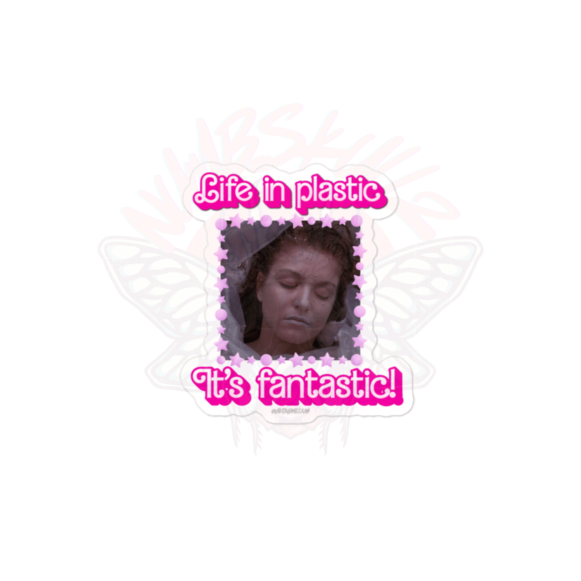Laura Palmer Barbie Girl - Vinyl Sticker-accessories-Barbie-humor-NumbskullzKC