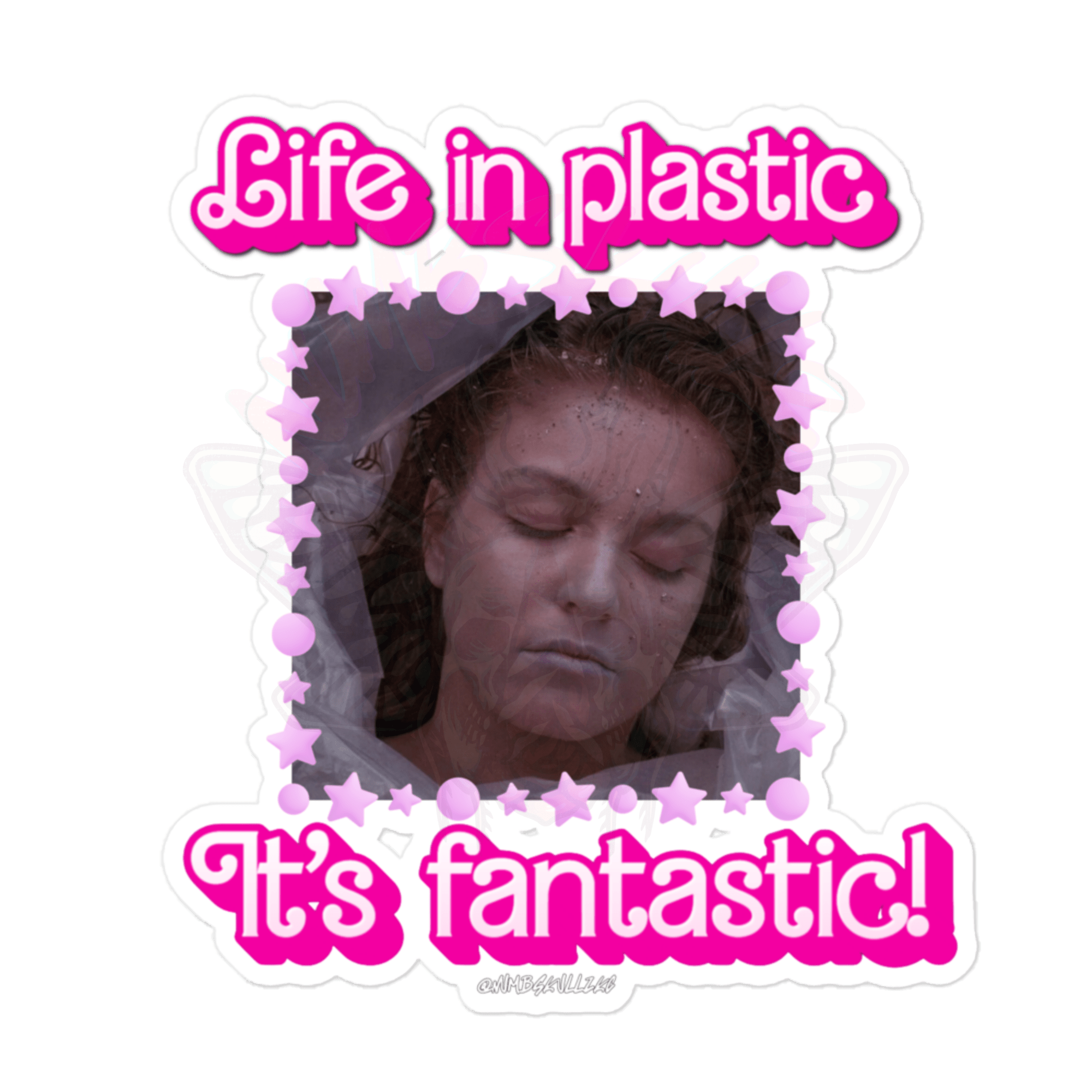 Laura Palmer Barbie Girl - Vinyl Sticker-accessories-Barbie-humor-NumbskullzKC
