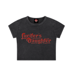 Lucifer's Daughter - Crop Top - cropped - gothic - Numbskullz - Numbskullz