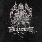 Megadeth - Oversized T-Shirt-logo tees-men's shirts-music-NumbskullzKC