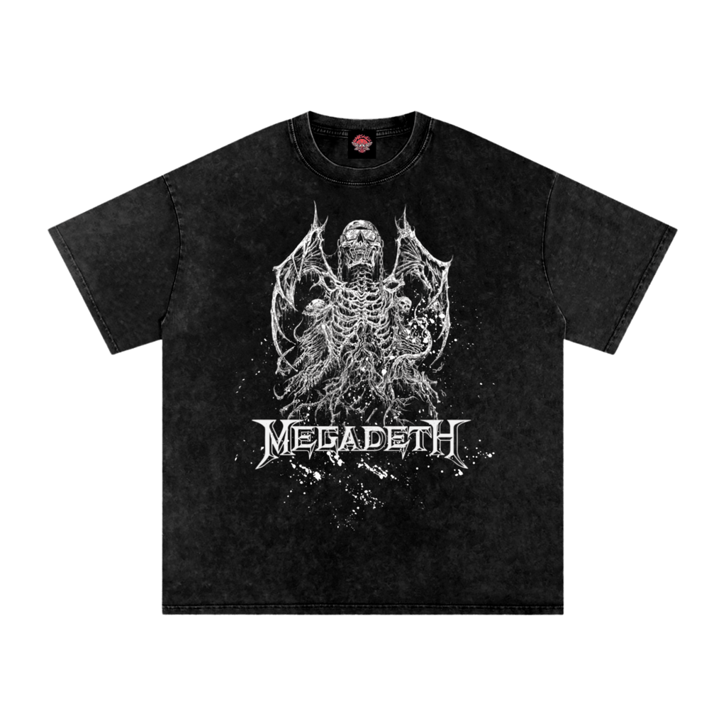 Megadeth - Oversized T-Shirt - logo tees - men's shirts - oversized T-shirts - NumbskullzKC