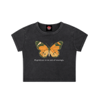 Migration is Courage - Crop Top - cropped - Numbskullz - political - Numbskullz
