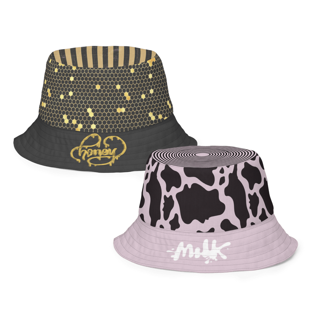 Milk & Honey - Reversible Bucket Hat - Bucket Hat - graffiti - graphics - Numbskullz