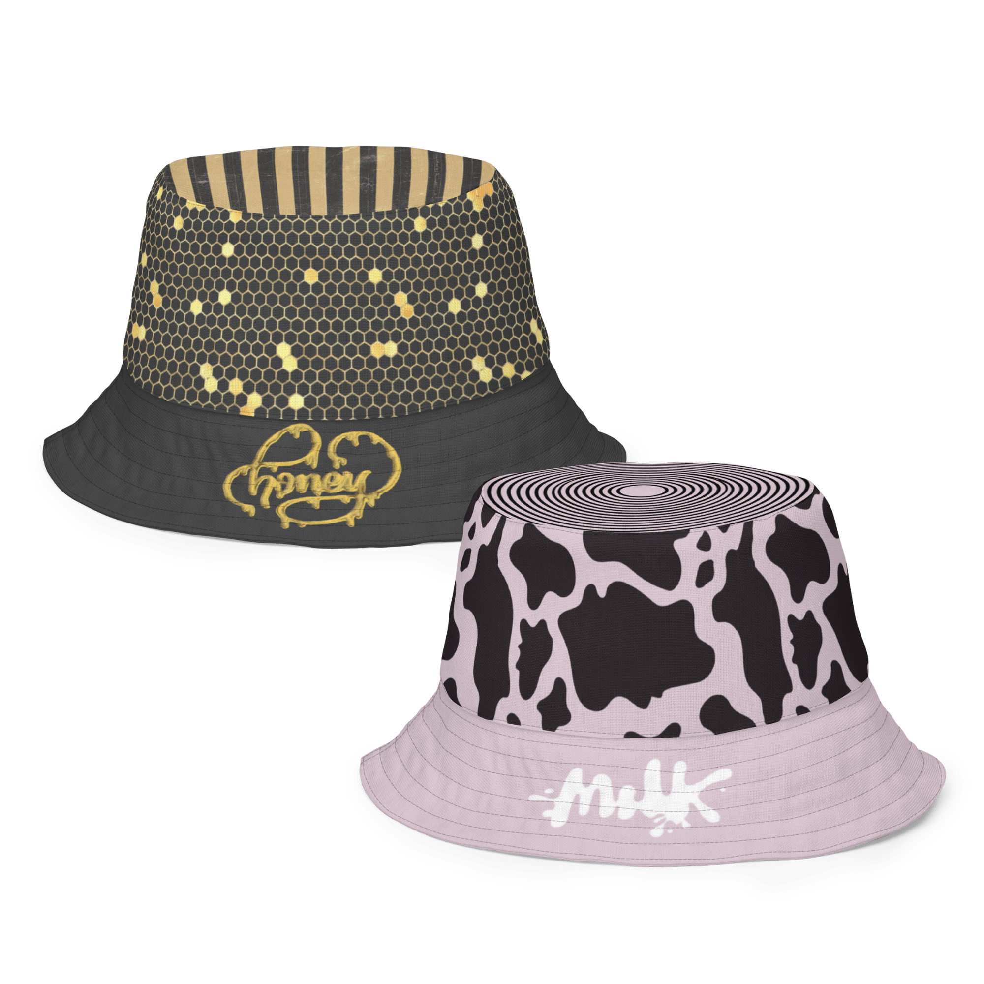 Milk & Honey - Reversible Bucket Hat - Bucket Hat - graffiti - graphics - Numbskullz