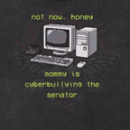 Mommy is Bullying the Senator - Crop Top - cropped - political - protest - NumbskullzKC