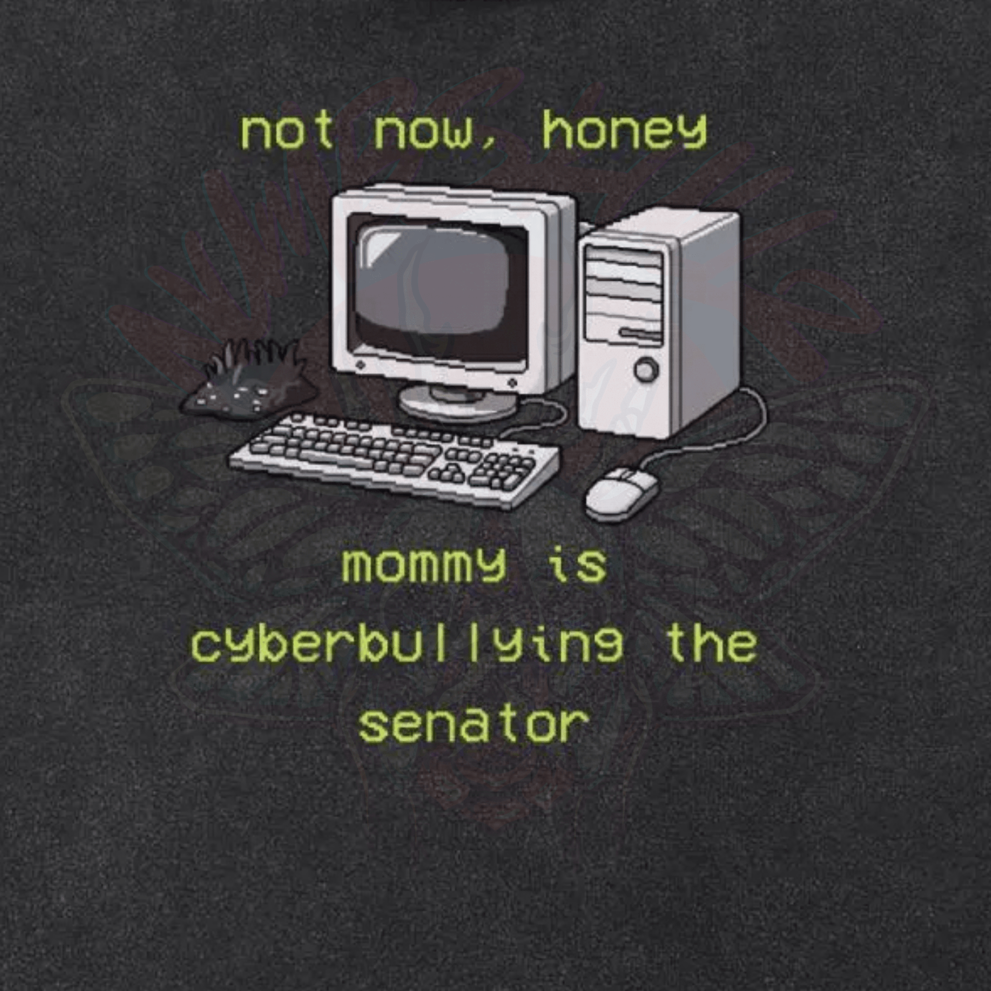 Mommy is Bullying the Senator - Crop Top - cropped - political - protest - NumbskullzKC