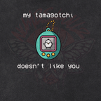 My Tamagotchi - Snow Washed Crop Top-cropped-Numbskullz-shirt-NumbskullzKC