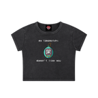 My Tamagotchi - Snow Washed Crop Top-cropped-Numbskullz-shirt-NumbskullzKC