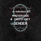 Mysterious Gender - Snow Washed Crop Top - cropped - glitchcore - lgbtq - NumbskullzKC