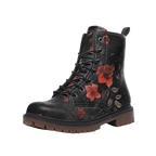 Night Bloom - Combat Style Boots - boots - combat boots - fashion boots - Numbskullz