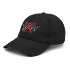 No Kings - Distressed Adjustable Ball Cap - ballcap - baseball style hats - hats - Numbskullz