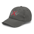 No Kings - Distressed Adjustable Ball Cap - ballcap - baseball style hats - hats - Numbskullz