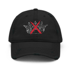 No Kings - Distressed Adjustable Ball Cap - ballcap - baseball style hats - hats - Numbskullz
