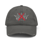 No Kings - Distressed Adjustable Ball Cap - ballcap - baseball style hats - hats - Numbskullz