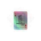 No Kings Guillotine - Holographic Sticker - accessories - activism - holo sticker - NumbskullzKC