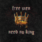 No Kings Needed - Oversized T-Shirt - activism - men's shirts - Numbskullz - Numbskullz