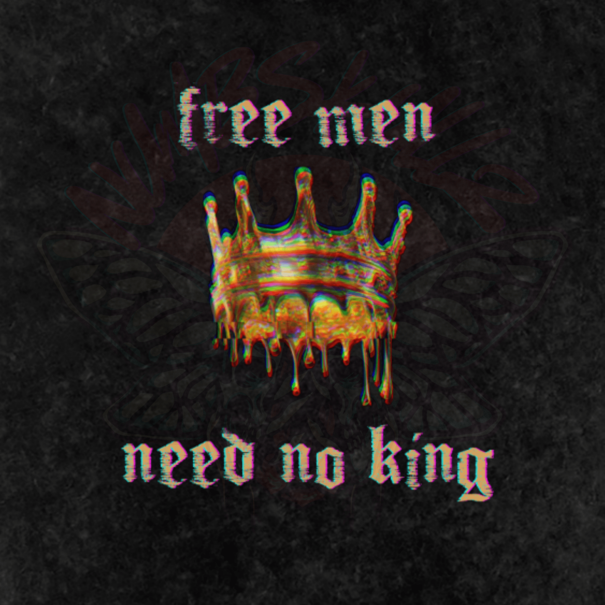 No Kings Needed - Oversized T-Shirt - activism - men's shirts - Numbskullz - Numbskullz