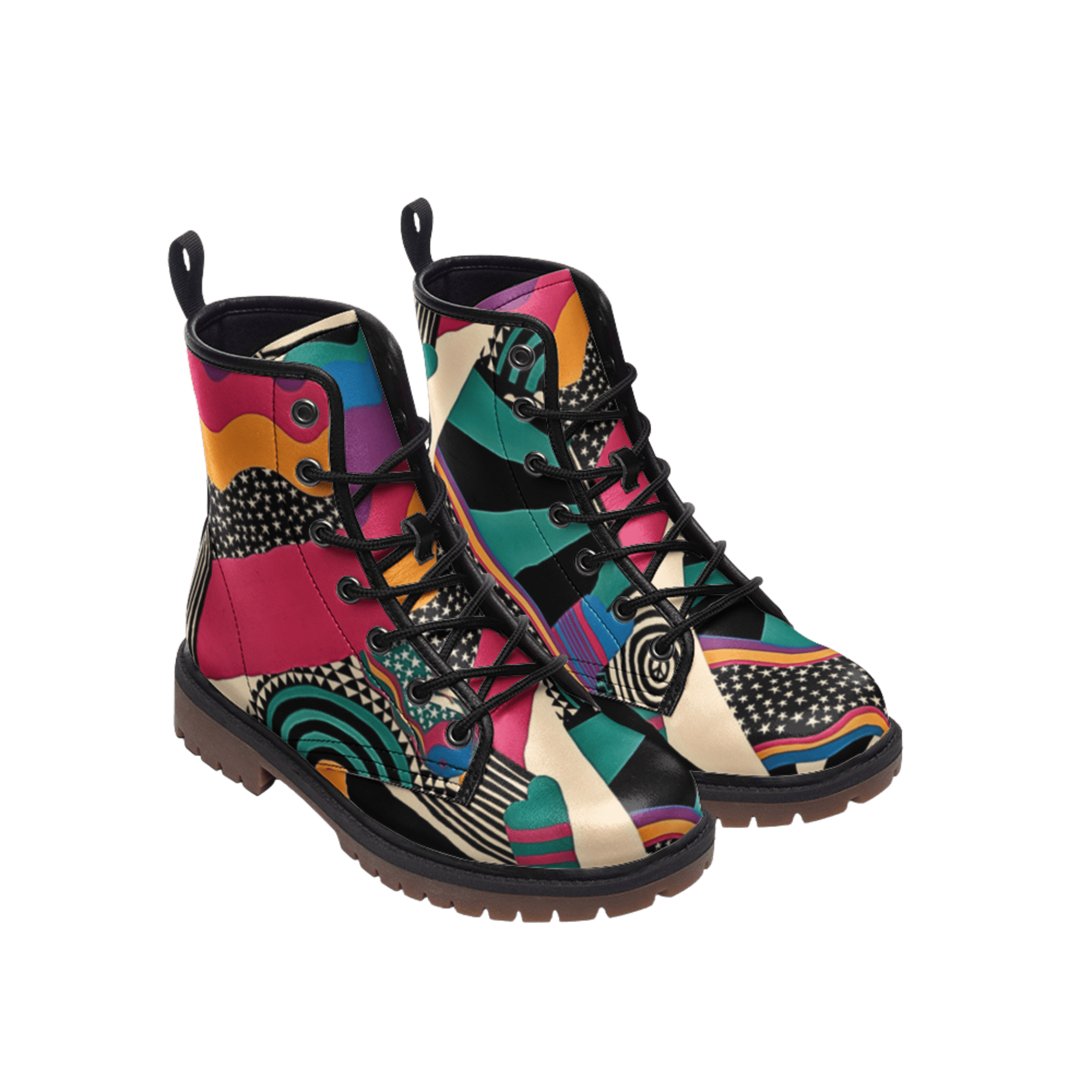 Off to Collage - Combat Boots-combat boots-men's boots-men's shoes-NumbskullzKC