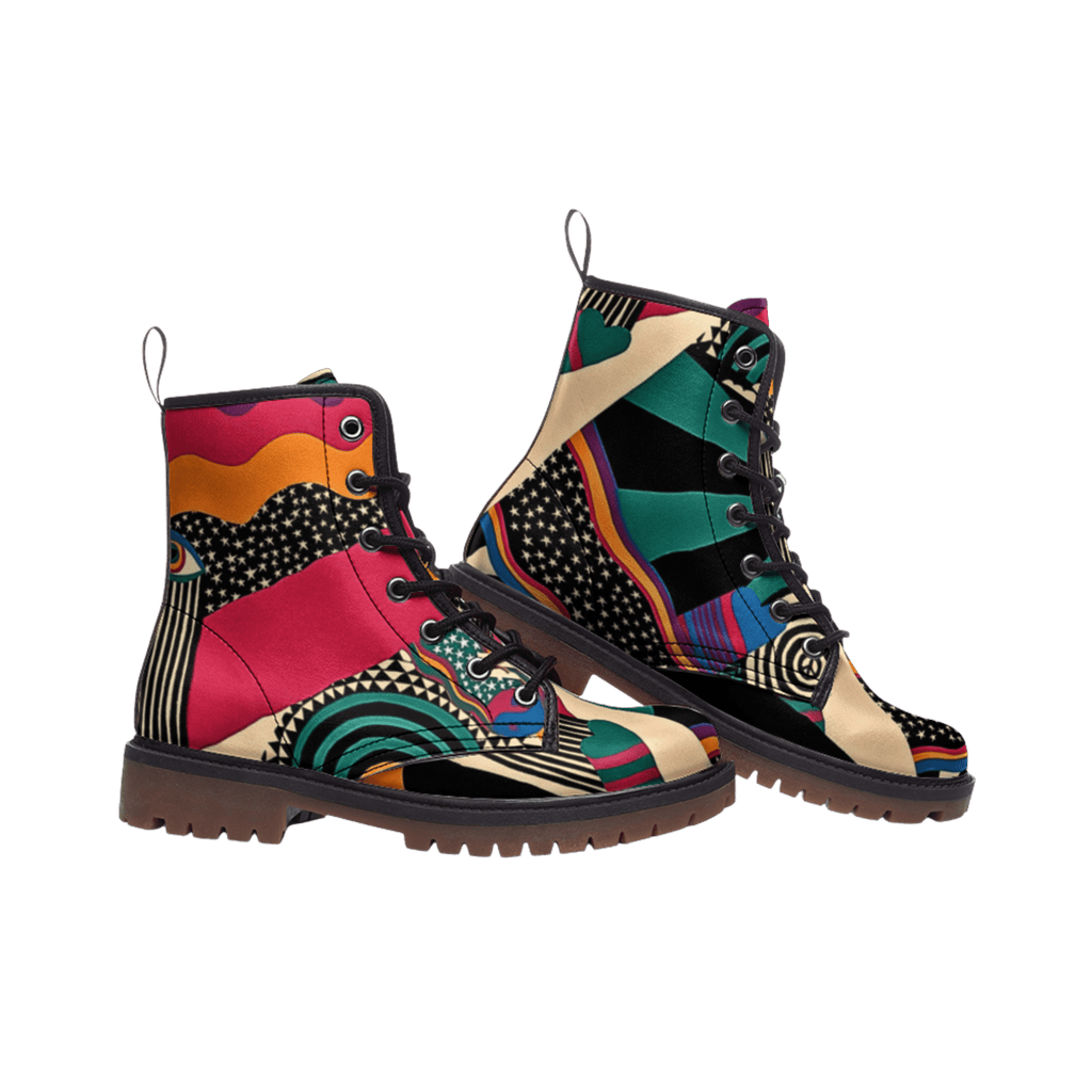 Off to Collage - Combat Boots-combat boots-men's boots-men's shoes-NumbskullzKC